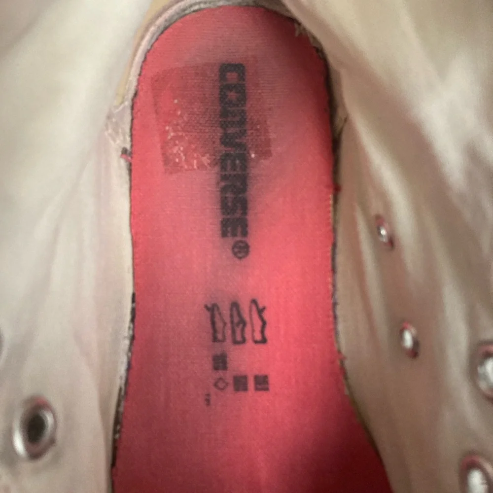 Vintage Converse Size 6 Custom Graffiti Chuck Taylor All Star High Top, Artisan - Picture 13 of 16